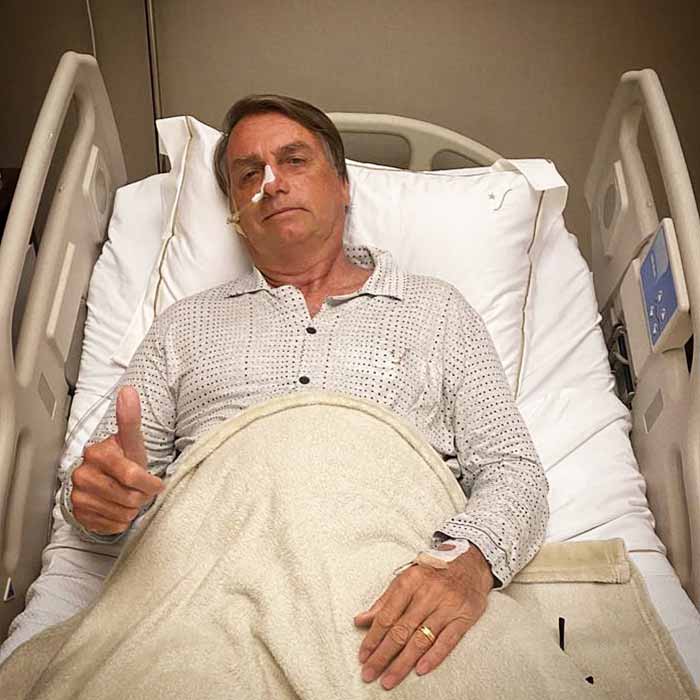 Bolsonaro tem melhora do quadro clínico, diz boletim médico