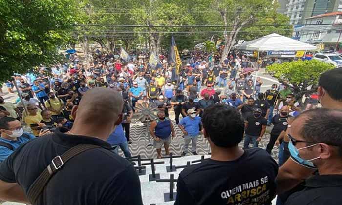 Em novo ato, Movimento Polícia Unida cobra diálogo do Governo de Sergipe