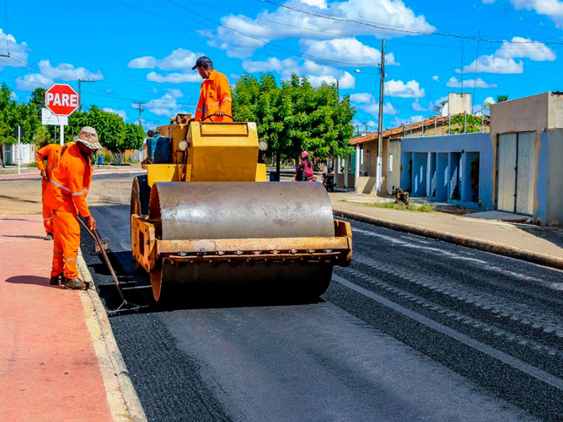 Rua São José na Cidade Nova está sendo recuperada pela Prefeitura de Lagarto