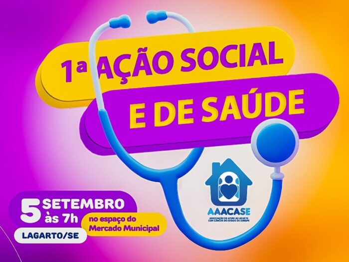 Prefeitura de Lagarto será parceira na 1ª Ação Social e de Saúde da Associação de Apoio ao Adulto com Câncer de Sergipe