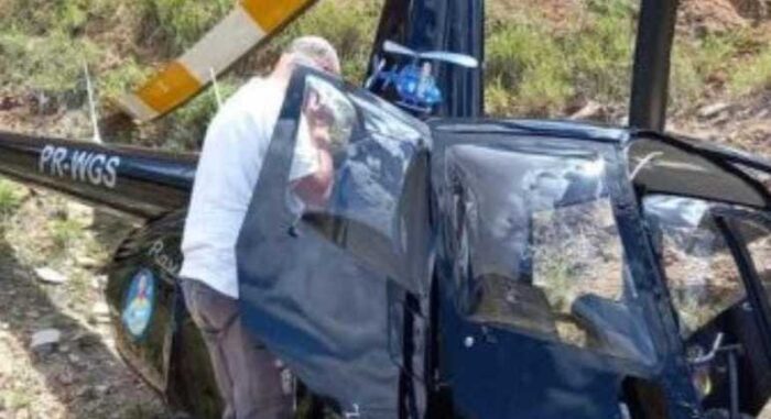 Helicóptero com deputado federal e candidato a estadual cai na Bahia