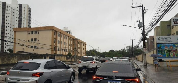 Chuva em Aracaju ultrapassa os 48 milímetros nas últimas 24 horas